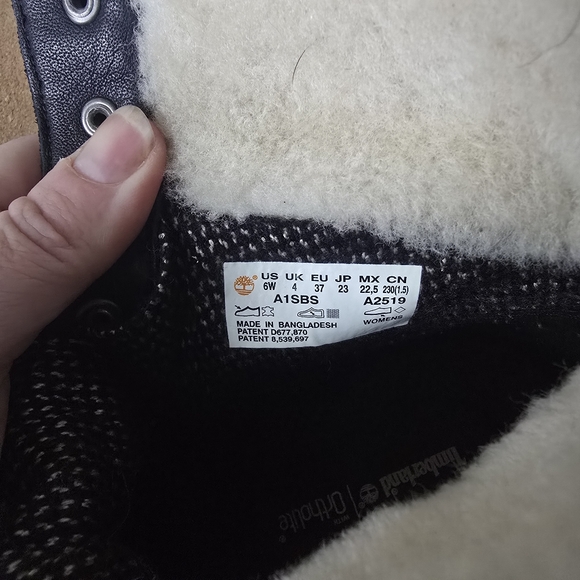 Timberland Teddy Fleece Waterproof Fold-Down Boots - Picture 7 of 7